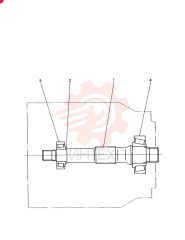 SHAFT ASSY (REAR) CONSISTS OF THE FOLLOWING PARTS 2410R161F1
