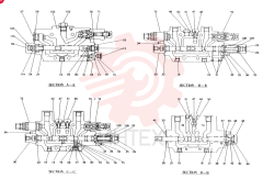 Схема (K903) - MARK II EXCAVATOR ASN LE7872 (1/88-12/03) 2436U1317F1 (4)