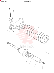 SPRING ASSY,TRACK 24100N5417F1