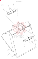 BUCKET ASSY,SCRAPER 24100N2400F1