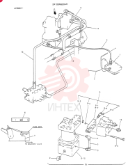 HYDR LINES, BRAKE (FOR NORTH EUROPE) 24100N6004F1