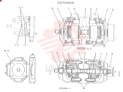 HYDRAULIC PUMP 2437U201F1