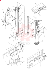 ARM ASSY,TELESCOPIC, Serial Range: LE3401-LE4018 24100J4251F1 (2)