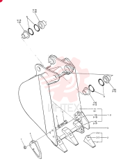 BUCKET ASSY, Serial Range: LE3401--LE5489