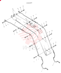 INSTAL, HYDR LINES 24100J5097F1