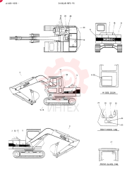 LABEL,NAME-PLATE  LE4325, Serial Range: -LE4326 24100J5115F3