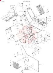 PANEL ASSY, INST, Serial Range: LE4162-LE45498