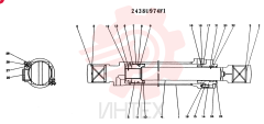 Схема (K904) - MARK II EXCAVATOR ASN YW1119 (1/88-12/03) 2438U974F1