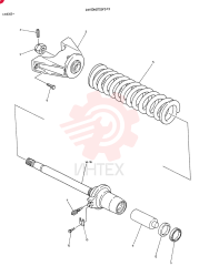 SPRING ASSY- TRACK, Serial Range: LW6353-LW6523 24100N2725F2 (1)