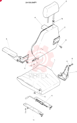 Схема (K904E) - EXCAVATOR ASN LW7801 (1/86-12/03) 24100U342F1