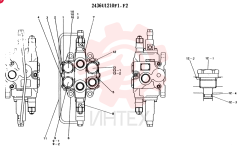 Схема (K904L) - MARK II EXCAVATOR ASN LX1526 (1/88-12/03) 2436U1210F1