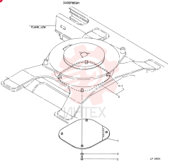 COVER ASSEMBLY, CONSISTS OF REF. 1 TO 4