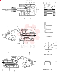 Схема (K905) - EXCAVATOR BTW LP0601 - LP1600 (1/82-12/03) 24100J5114F5