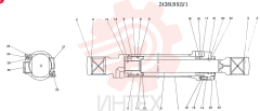 Схема (K905) - MARK II EXCAVATOR BTW LP2401-LP3407 (1/00-12/03) 2438U992F1