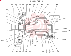 Схема (K905) - MARK II EXCAVATOR BTW LP2401-LP3407 (1/00-12/03) 2441U747F2