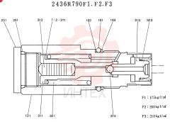 VALVE ASSY 2436R790F1