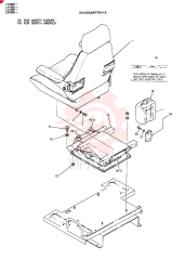 SEAT ASSY(WRIST CONTROL)(FOR EXPORT) 24100N2977F4