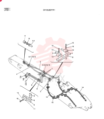 Схема (K905A) - EXCAVATOR ASN LP1601 (1/83-12/03) 24100J6277F1
