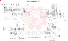 Схема (K905LC) - EXCAVATOR ASN YP1282 (1/85-12/03) 2436U1252F1