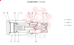 VALVE ASSY,CONSISTS OF THE FOLLOWING PARTS 1TO 371