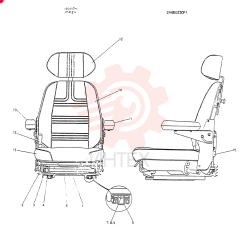 Схема (K905LC) - EXCAVATOR BTW YP0115 - YP0301 (1/85-12/03) 2448U230F1