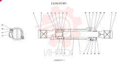 Схема (K905LC) - MARK II EXCAVATOR ASN YPU00001 (1/87-12/03) 2438U974F1