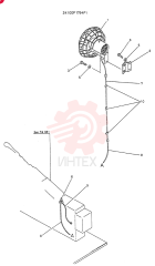 Схема (K905LC) - MARK II EXCAVATOR BTW YP1001 - YP1281. (4/89-12/03) 24100P1794F1