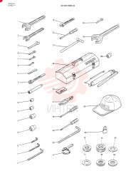 Схема (K907C) - EXCAVATOR BTW LN4201 - LN7000 (1/84-12/03) 24100N1695F25