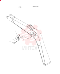 Схема (K907C) - EXCAVATOR BTW LN4201 - LN7000 (1/84-12/03) 24100P1032F1
