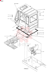 INSTAL. CAB, Serial Range: YG0101-YG0196 24100J3166F7