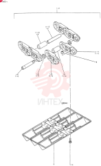 INSTAL, CRAWLER TRACK, Serial Range: LN4201-LN5569