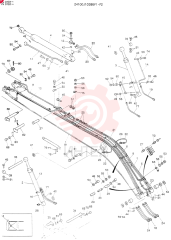 BOOM ASSY, 7.0M, Serial Range: YQ0101-YQ0564