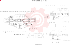 Схема (K907LC) - MARK II EXCAVATOR ASN YQ0565 (NA) (1/87-12/03) 2436U1312F1 (2)