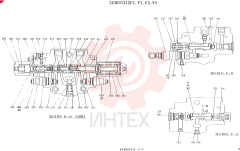 Схема (K907LC) - MARK II EXCAVATOR BTW YQ0101 - YQ0564 (1/87-12/03) 2436U1312F1 (2)