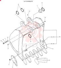 BUCKET ASSY 24100N5862F2