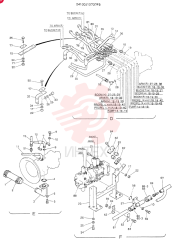 HYDR LINES, UPP 24100J10737F5 (2)