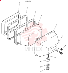 LIGHT ASSY. 2456U74F1