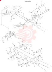 Схема (K907LC) - MARK II EXCAVATOR BTW YQU0001 - YQU0400 (1/87-12/03) 24100J6624F2