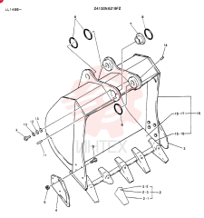 BUCKET ASSY, 0.65M3