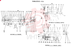 Схема (K909LC) - MARK II EXCAVATOR ASN LL1488 (1/87-12/03) 2436U1231F1 (3)
