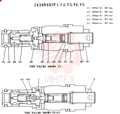 Схема (K909LC) - MARK II EXCAVATOR ASN LL1488 (1/87-12/03) 2436R682F1