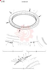 SLEWING RING 24100N4119F1