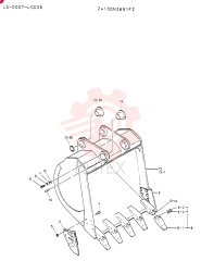 BUCKET ASSY, 2.0M3