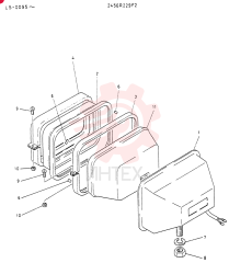 Схема (K916LC) - EXCAVATOR ASN YS0119 (1/87-12/03) 2456R229F2