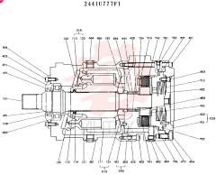 MOTOR ASSY (SWING) 2441U777P1