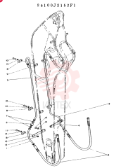 HYDR LINES, CONSISTS OF REF 1 TO 15