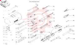 TOOL ASSY CONSISTS OF REF. 1 TO 16