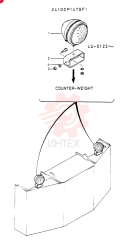 LIGHT ASSY, REAR (FOR NORWAY) 24100P1479F1