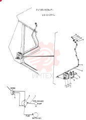 WASHER ASSY, WINDOW (FOR CANADA) 24100J5054F1