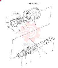 Схема (K935) - EXCAVATOR SUPPLEMENT ASN LU00154 (1/76-12/03) 24100J1848F9